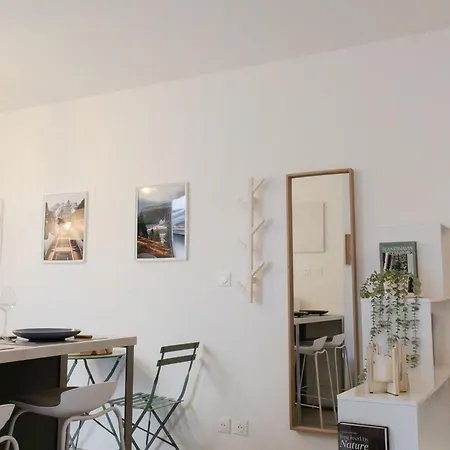 Appartement Le Cocon, Centre Reims, Climatisation, Terrasse